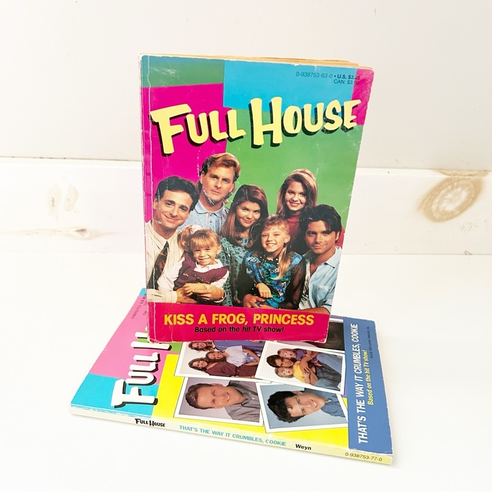 90’s Full House Books Kiss a Frog Princes & That’s The Way It Crumbles Cookie